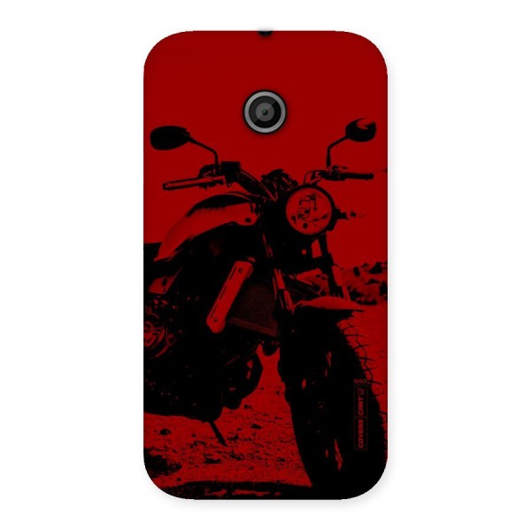 Stylish Ride Red Back Case for Moto E