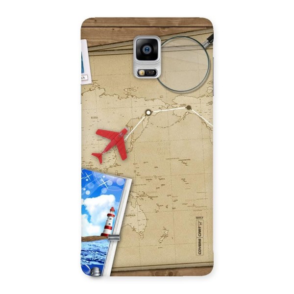 Summer Travel Back Case for Galaxy Note 4