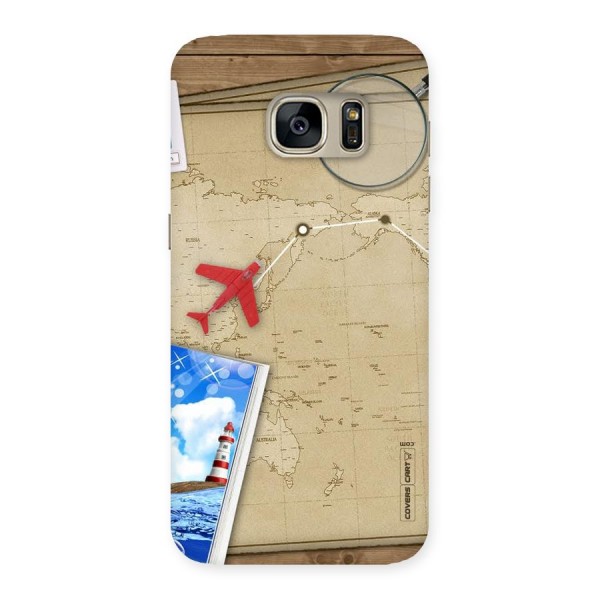 Summer Travel Back Case for Galaxy S7