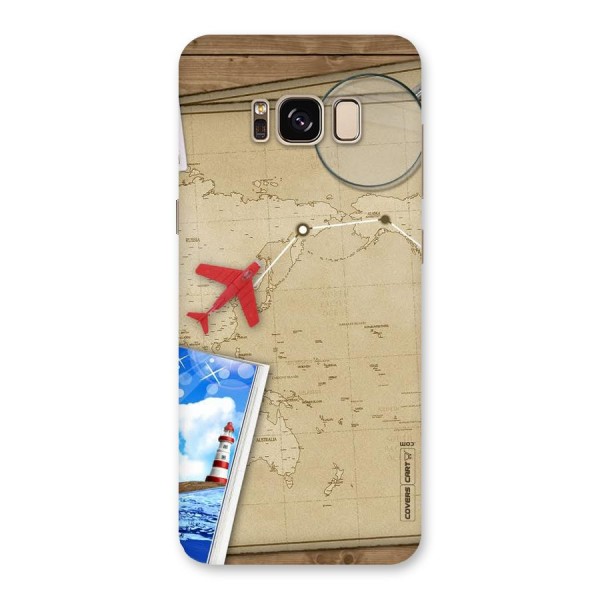 Summer Travel Back Case for Galaxy S8