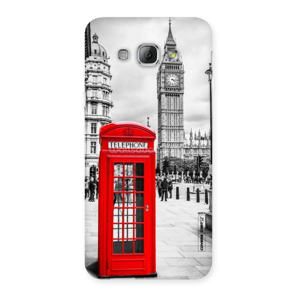 Telephone Booth Back Case for Galaxy A8