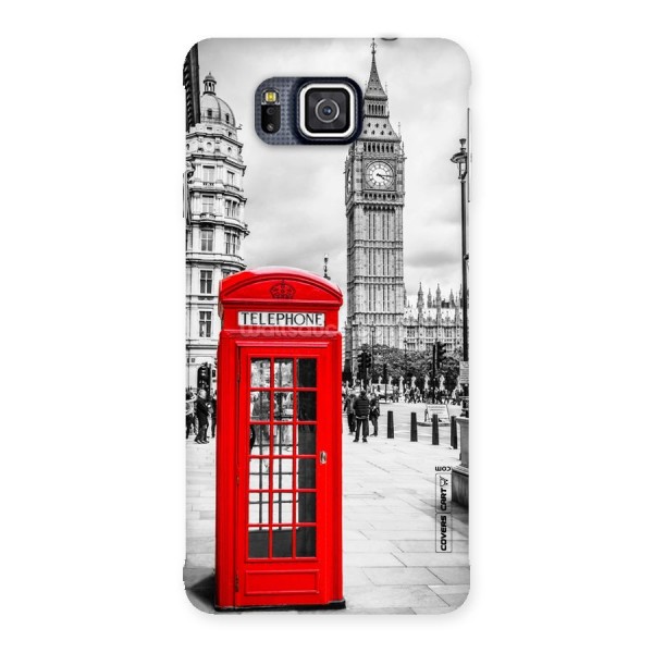 Telephone Booth Back Case for Galaxy Alpha