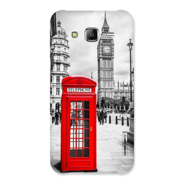 Telephone Booth Back Case for Samsung Galaxy J5