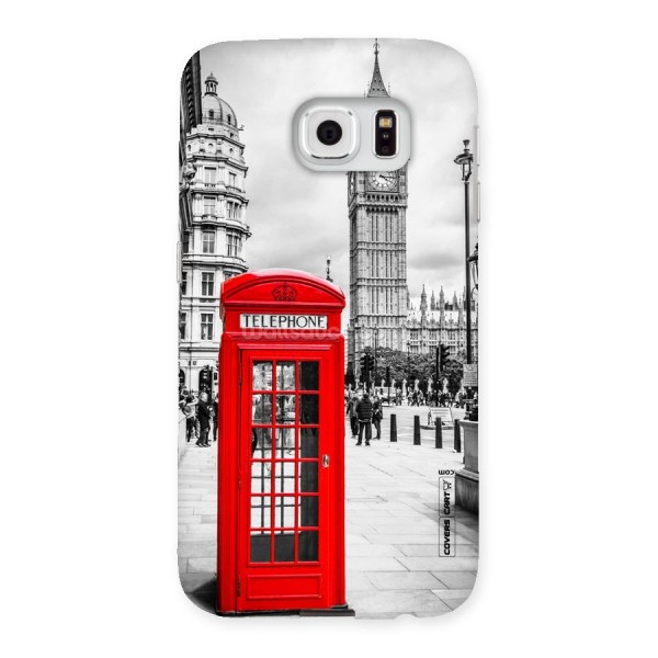 Telephone Booth Back Case for Samsung Galaxy S6