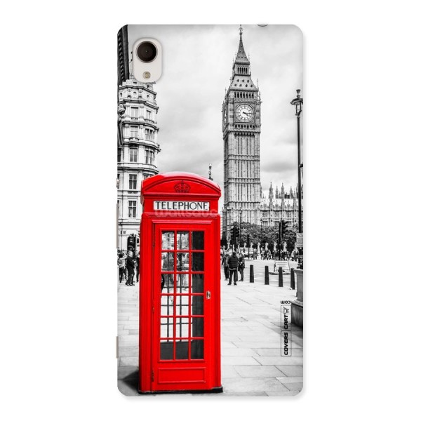 Telephone Booth Back Case for Xperia M4 Aqua