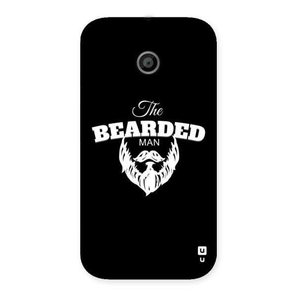 The Bearded Man Back Case for Moto E