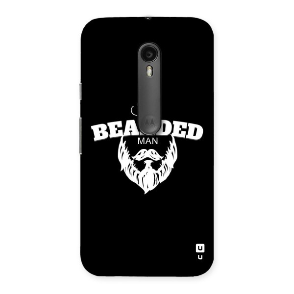 The Bearded Man Back Case for Moto G3