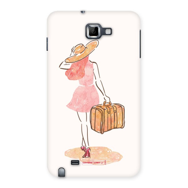 Travel Girl Back Case for Galaxy Note