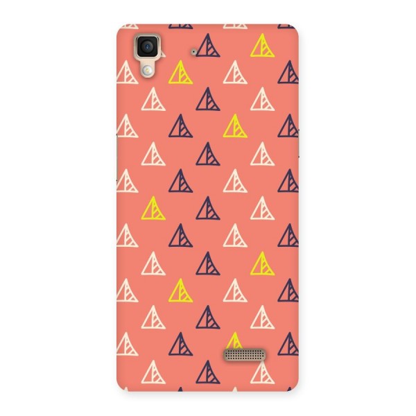 Triangular Boho Pattern Back Case for Oppo R7