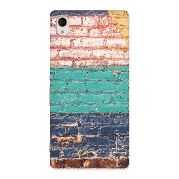 Wall Grafitty Back Case for Xperia M4 Aqua