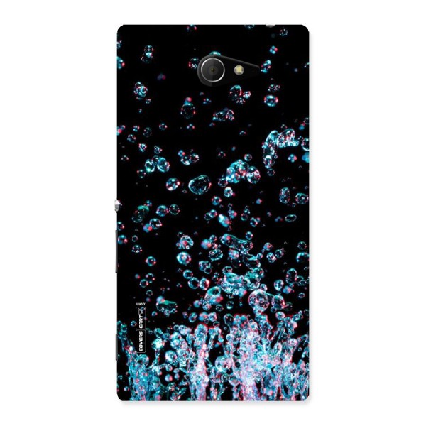 Water Droplets Back Case for Sony Xperia M2