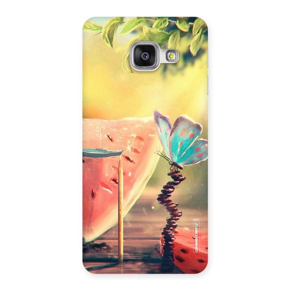 Watermelon Butterfly Back Case for Galaxy A3 2016