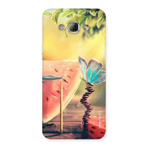 Watermelon Butterfly Back Case for Galaxy A8