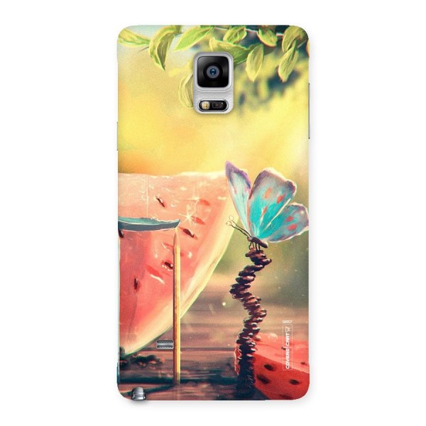 Watermelon Butterfly Back Case for Galaxy Note 4