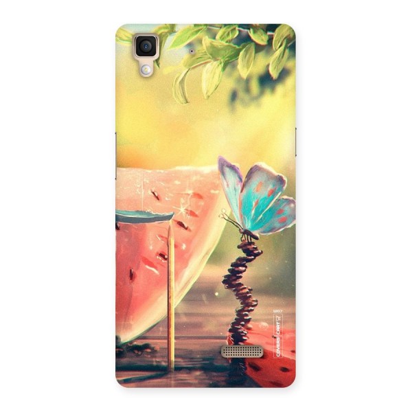 Watermelon Butterfly Back Case for Oppo R7