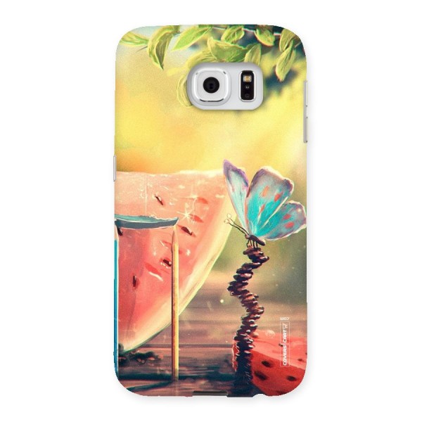 Watermelon Butterfly Back Case for Samsung Galaxy S6