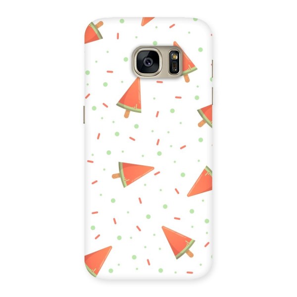 Watermelon Ice Creams Back Case for Galaxy S7