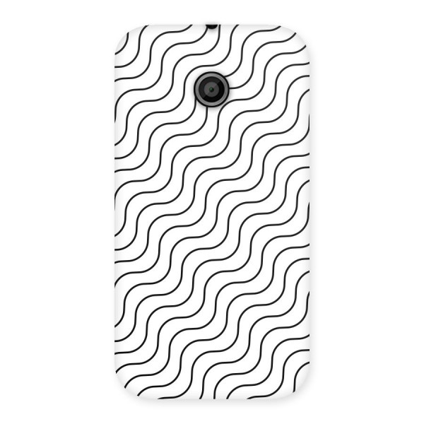 Wavy Pattern Back Case for Moto E