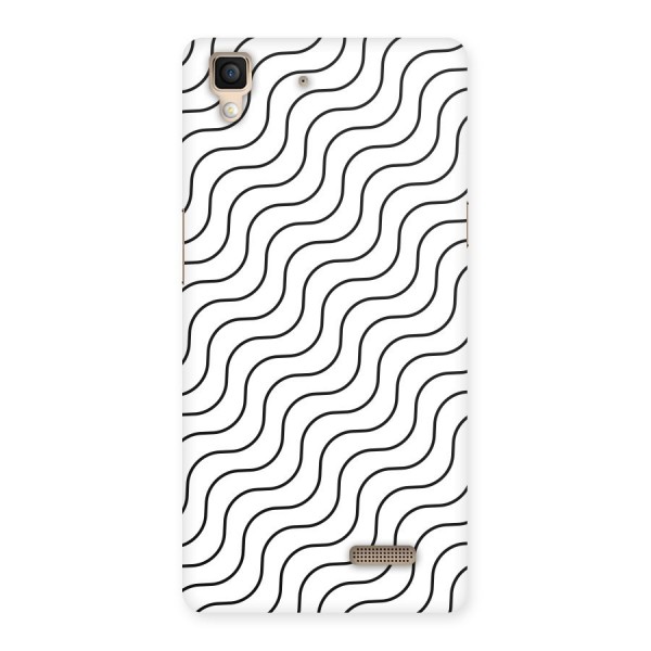 Wavy Pattern Back Case for Oppo R7