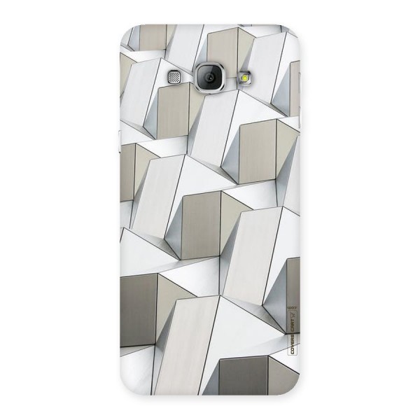 White Abstract Art Back Case for Galaxy A8