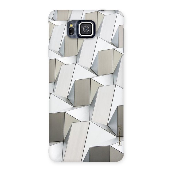 White Abstract Art Back Case for Galaxy Alpha