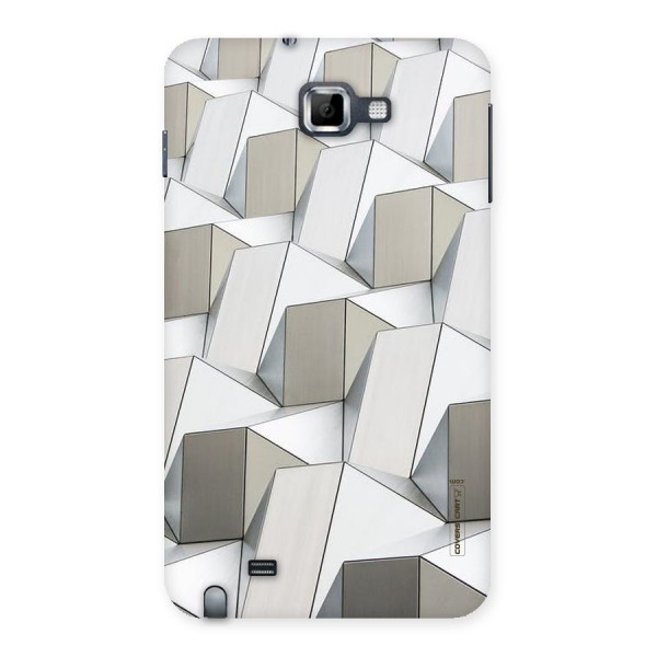 White Abstract Art Back Case for Galaxy Note