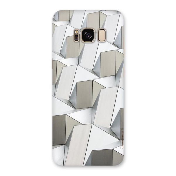 White Abstract Art Back Case for Galaxy S8