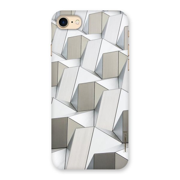 White Abstract Art Back Case for iPhone 7