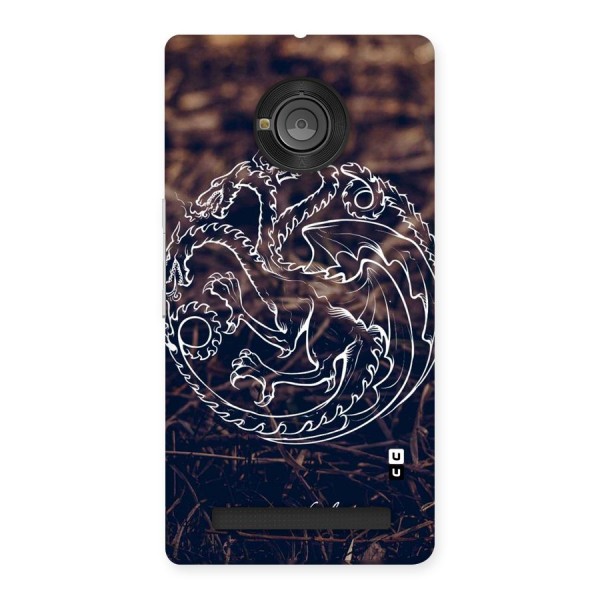 White Circle Back Case for Yu Yuphoria