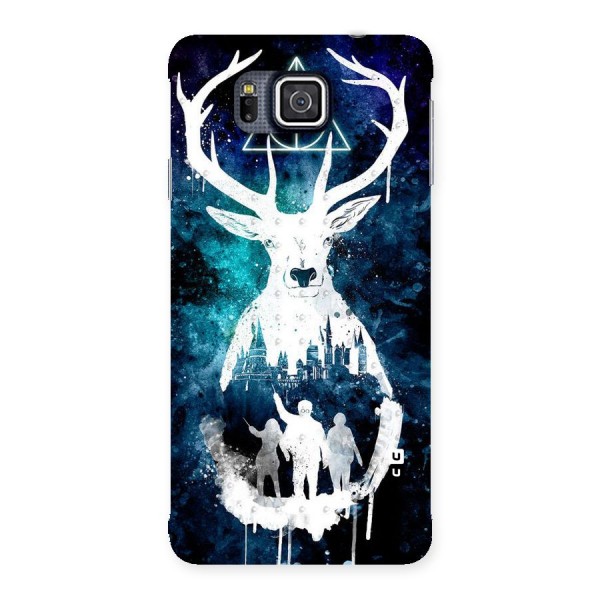 White Deer Back Case for Galaxy Alpha