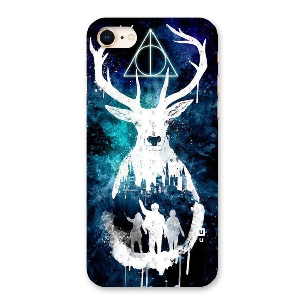 White Deer Back Case for iPhone 8