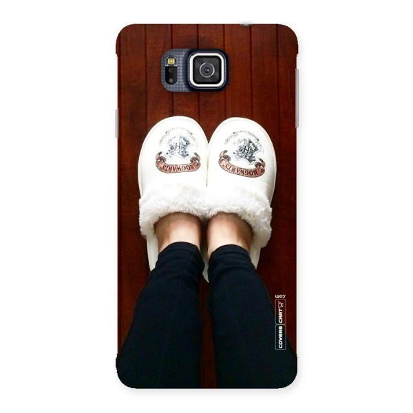 White Feets Back Case for Galaxy Alpha