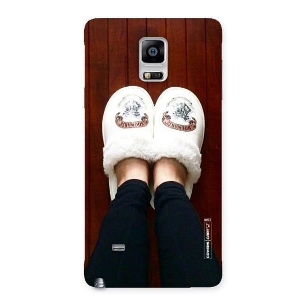 White Feets Back Case for Galaxy Note 4