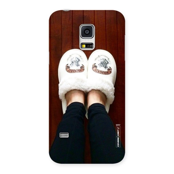 White Feets Back Case for Galaxy S5 Mini