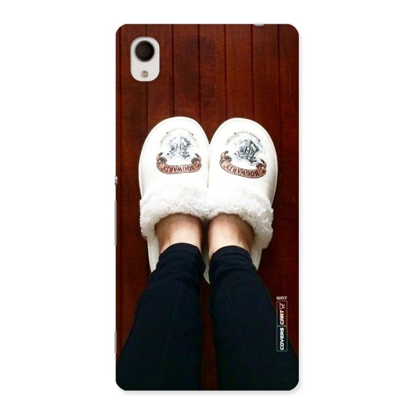 White Feets Back Case for Xperia M4 Aqua