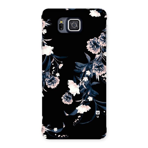 White Flora Back Case for Galaxy Alpha