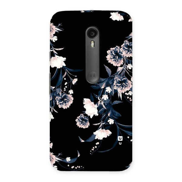 White Flora Back Case for Moto G3