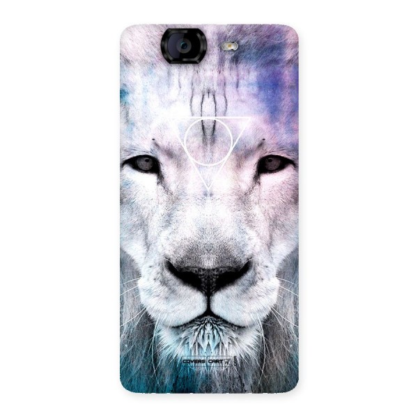 White Lion Back Case for Canvas Knight A350