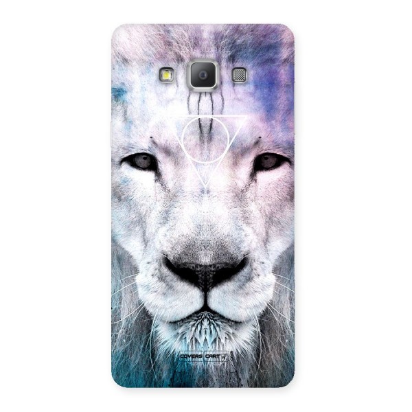 White Lion Back Case for Galaxy A7