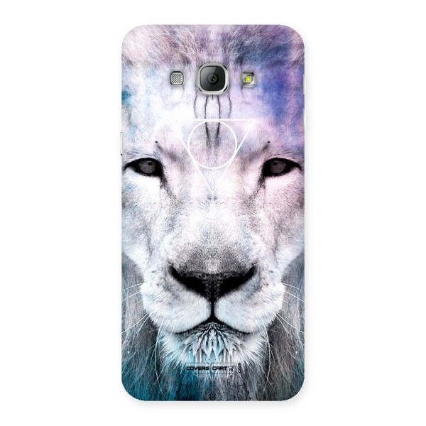 White Lion Back Case for Galaxy A8