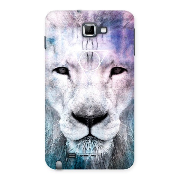 White Lion Back Case for Galaxy Note