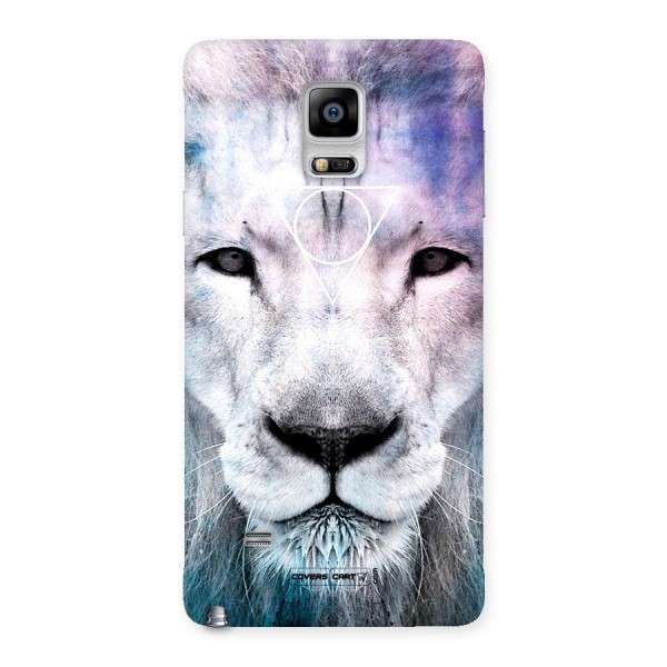 White Lion Back Case for Galaxy Note 4