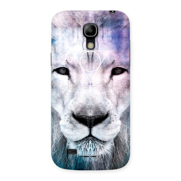 White Lion Back Case for Galaxy S4 Mini