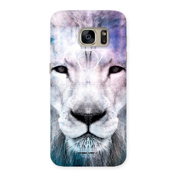 White Lion Back Case for Galaxy S7