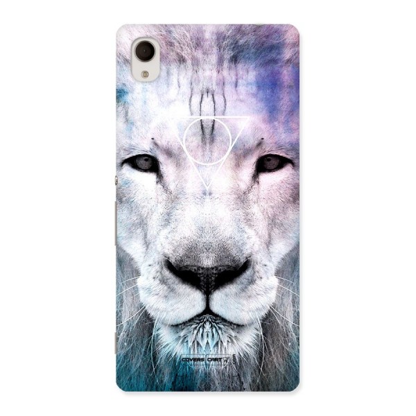 White Lion Back Case for Xperia M4 Aqua