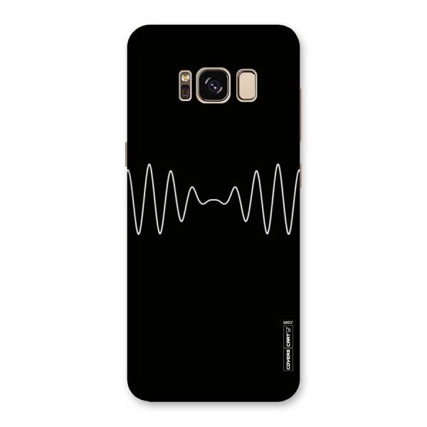 White Minimal Thread Back Case for Galaxy S8