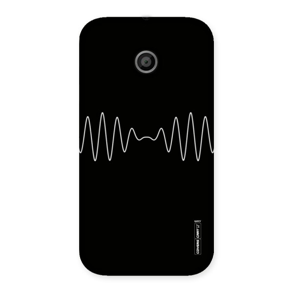 White Minimal Thread Back Case for Moto E