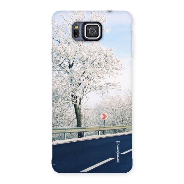 White Snow Tree Back Case for Galaxy Alpha