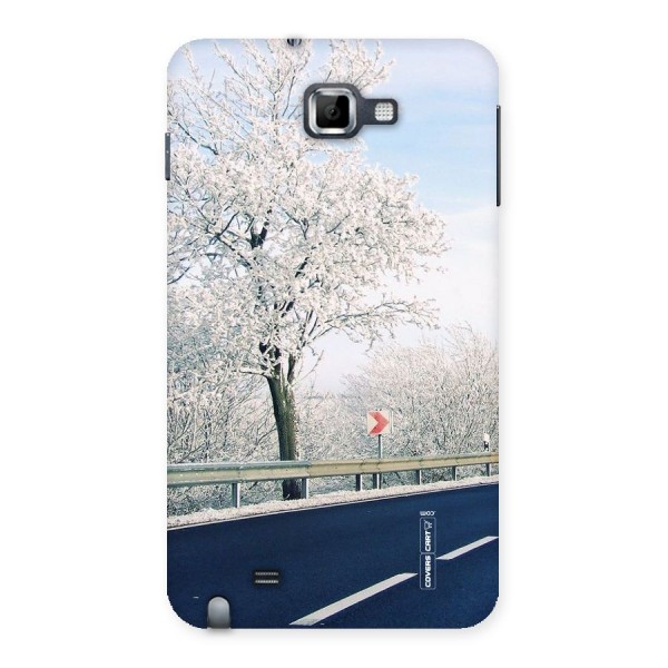 White Snow Tree Back Case for Galaxy Note