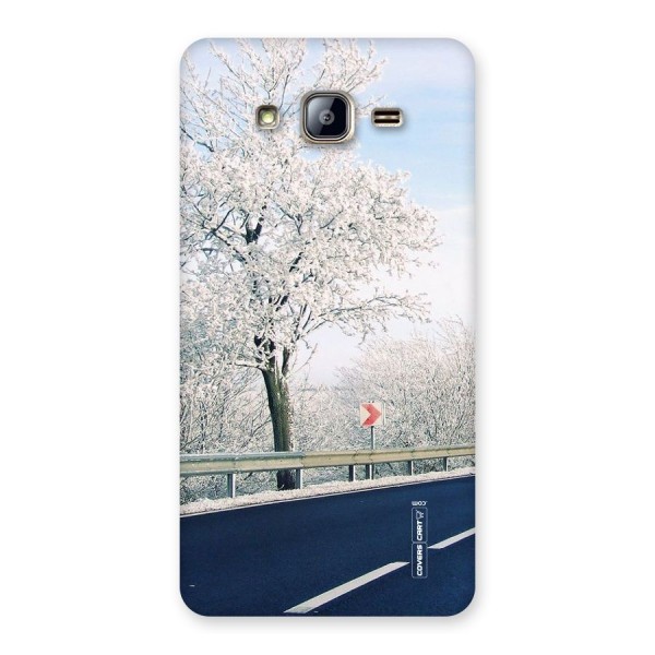 White Snow Tree Back Case for Galaxy On5